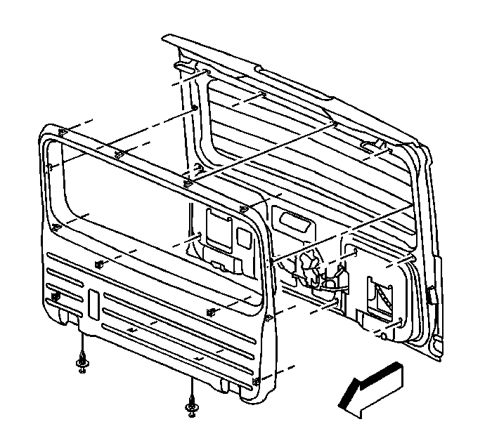 Hummer h2 door clearance panel replacement