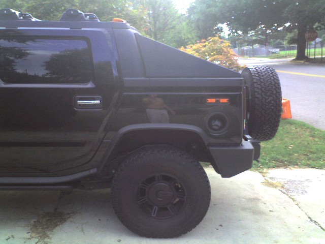 Hummer h2 sut slant clearance back bed cover